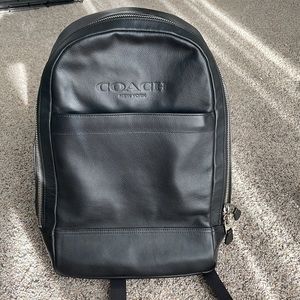 Coach Charles Slim In Sport Calf Leather Backpack